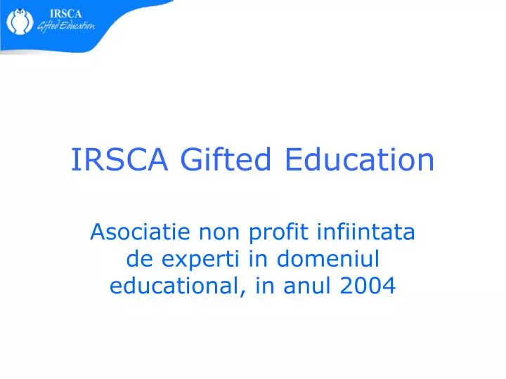 irsca gifted education