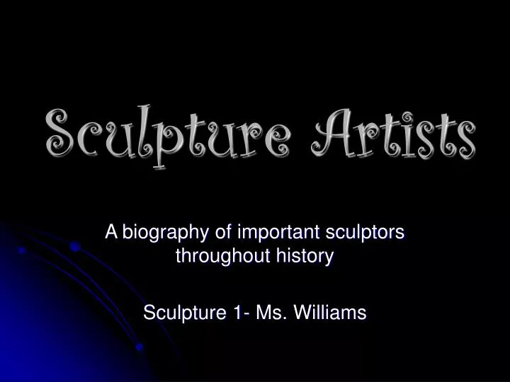sculpture artists