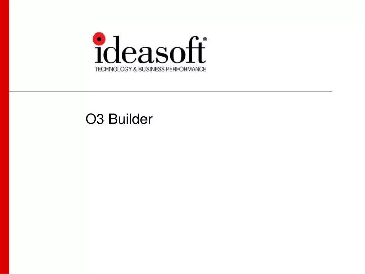 o3 builder