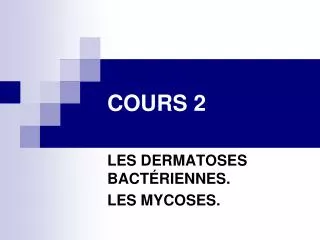 cours 2