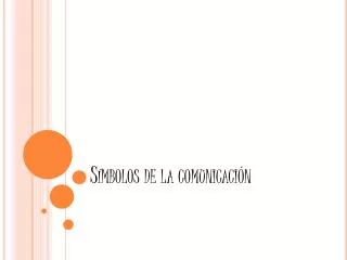 s mbolos de la comunicaci n