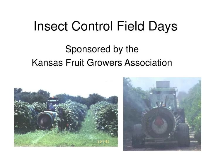 insect control field days
