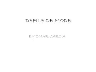 defile de mode