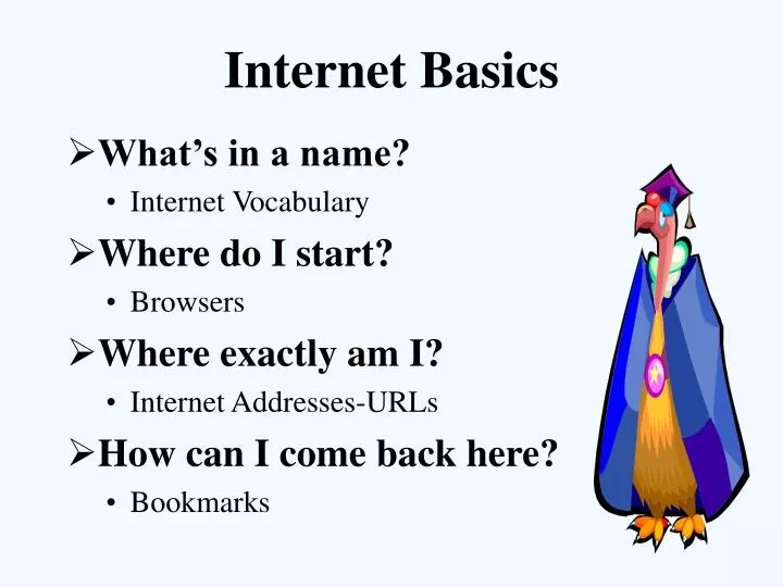 ppt on internet basics