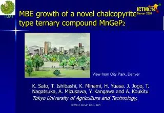 MBE growth of a novel chalcopyrite-type ternary compound MnGeP 2