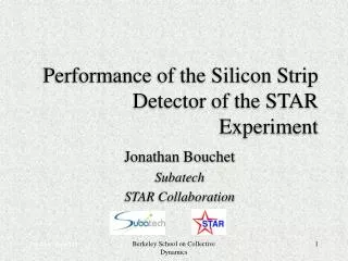 Performance of the Silicon Strip Detector of the STAR Experiment