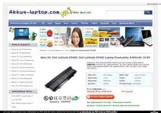 Akku für Dell Latitude E5400, Dell Latitude E5400 Laptop Ers