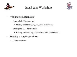 JavaBeans Workshop