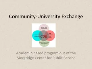 Community-University Exchange