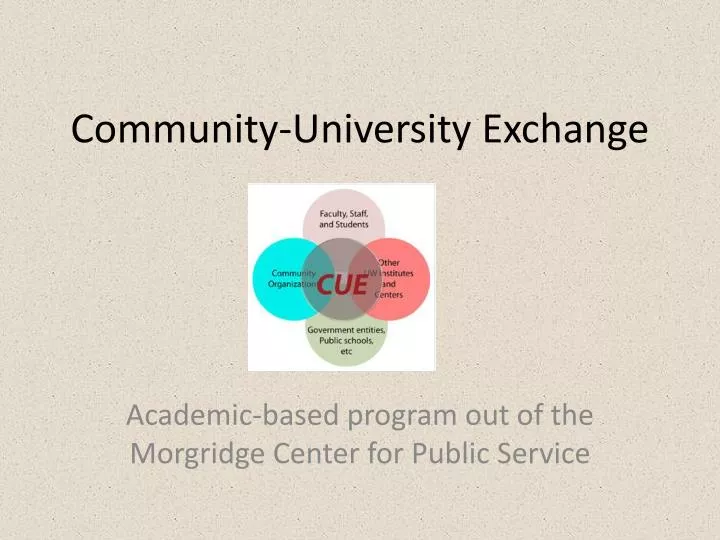 community university exchange