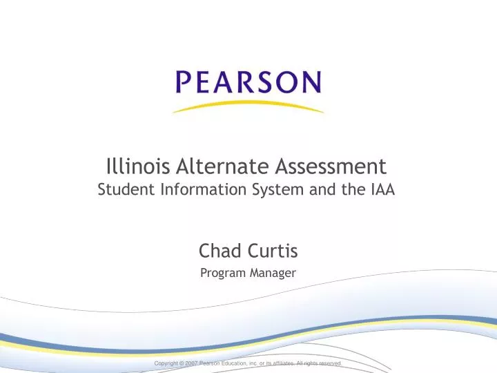 illinois alternate assessment student information system and the iaa
