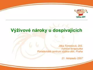 v ivov n roky u dosp vaj c ch