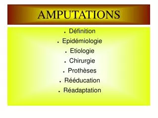 amputations