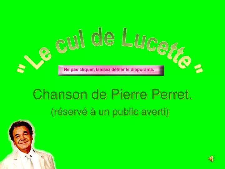 chanson de pierre perret