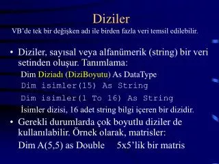 diziler