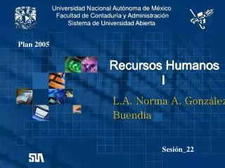 recursos humanos i