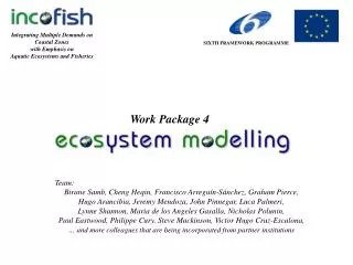 Integrating Multiple Demands on Coastal Zones with Emphasis on Aquatic Ecosystems and Fisheries