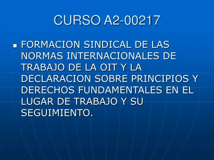 curso a2 00217