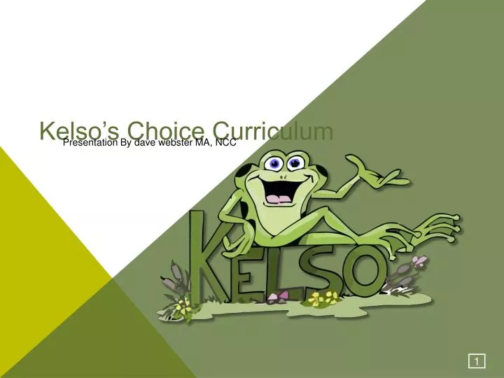 kelso s choice curriculum