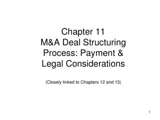 Deal Structuring Process