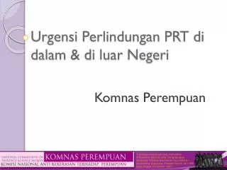 urgensi perlindungan prt di dalam di luar negeri