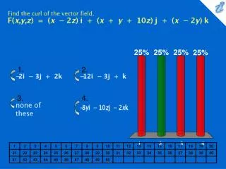 Find the curl of the vector field. {image}