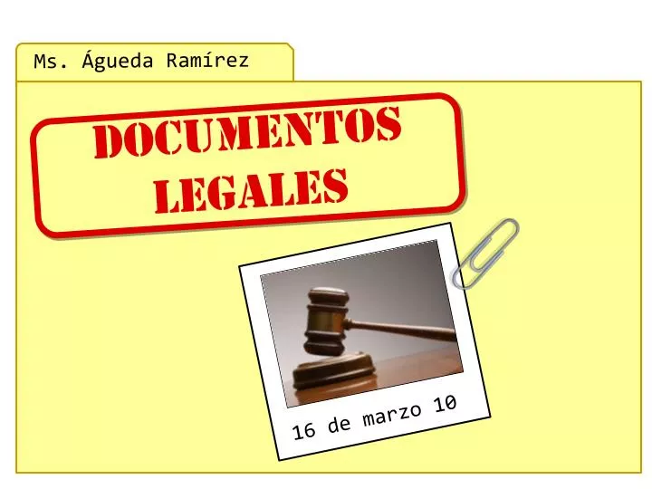 documentos legales