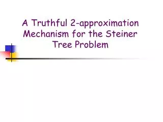 A Truthful 2-approximation Mechanism for the Steiner Tree Problem