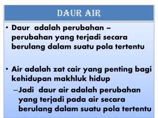 daur air