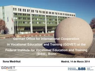 German Office for International Cooperation in Vocational Education and Training (GOVET) at the