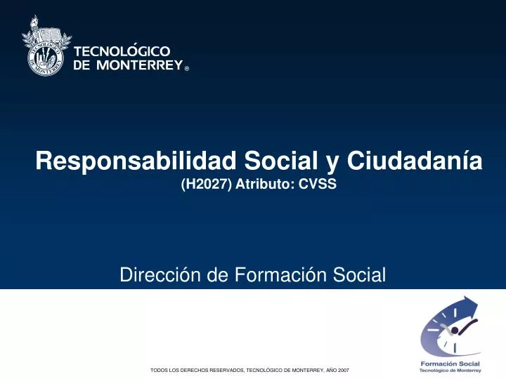 responsabilidad social y ciudadan a h2027 atributo cvss