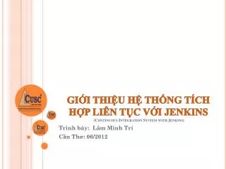 gi i thi u h th ng t ch h p li n t c v i jenkins continuous integration system with jenkins
