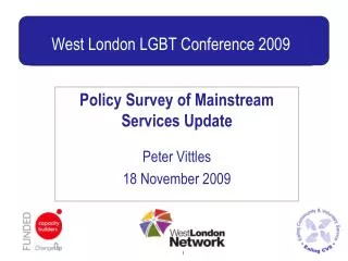 West London LGBT Conference 2009