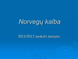 norveg kalba