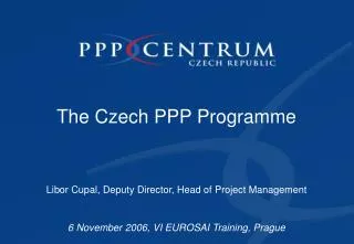 The Czech PPP Programme