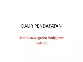 daur pendapatan