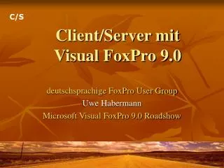 client server mit visual foxpro 9 0