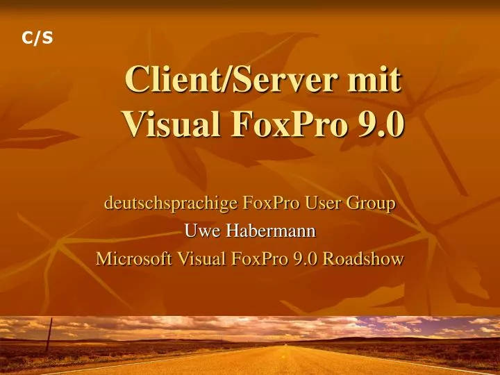 client server mit visual foxpro 9 0