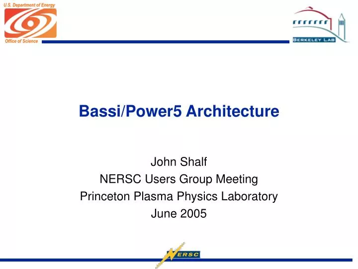 bassi power5 architecture