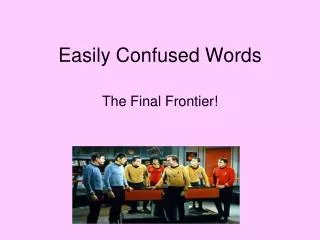 Easily Confused Words