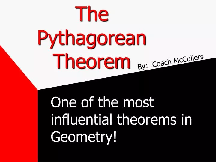 the pythagorean theorem