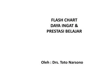 flash chart daya ingat prestasi belajar