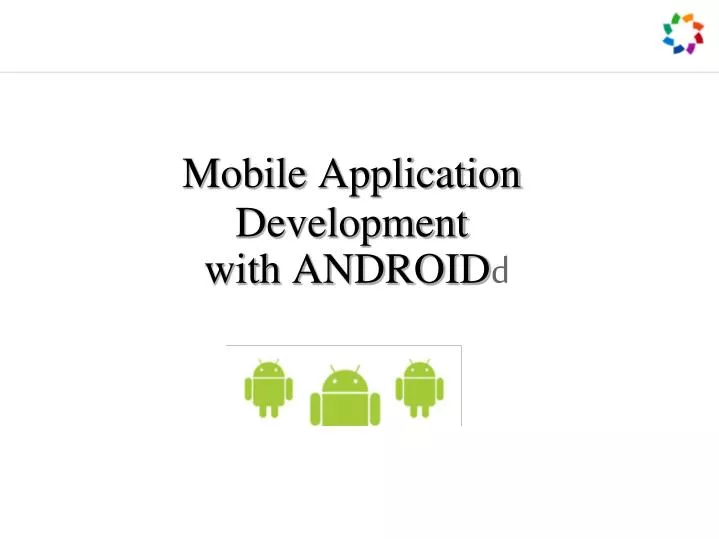 mobile application development with android d