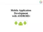Mobile Application Development with ANDROID d