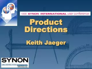 Product Directions Keith Jaeger