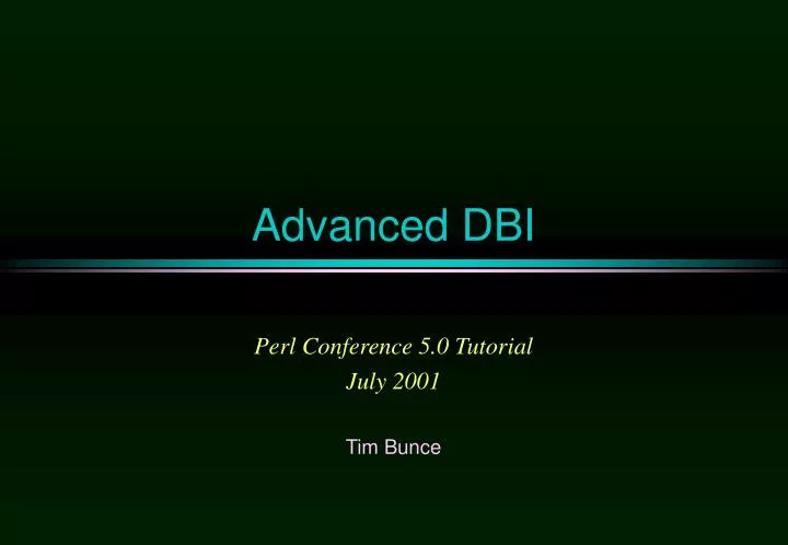 advanced dbi