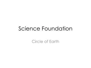 Science Foundation