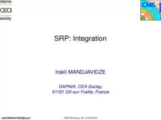 SRP: Integration