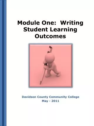 Module One: Writing Student Learning Outcomes