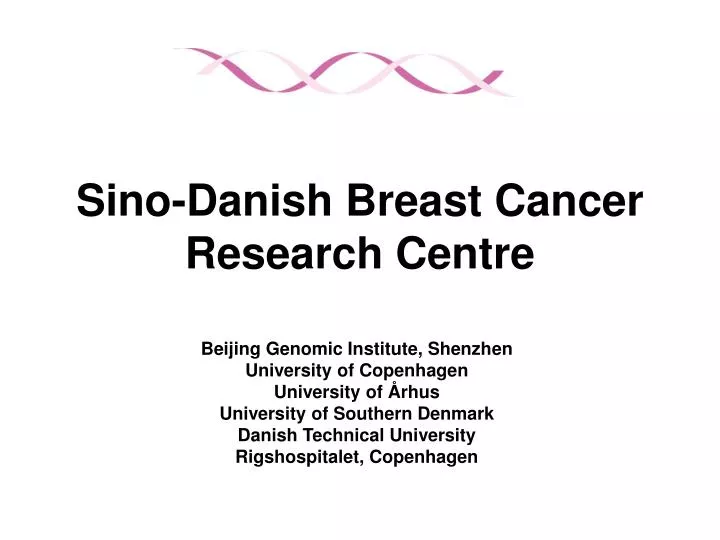 sino danish breast cancer research centre
